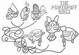 Girls Powerpuff Coloring Pages Blossom Wonder Maze Bunny sketch template