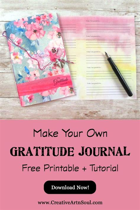 printable gratitude journal gratitude journal diy