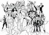 Coloring Pages Dc Justice League Comics Young Printable Getcolorings Colorings Unlimited Getdrawings Social Print Color sketch template