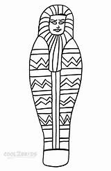 Mummy Coloring Pages Sarcophagus Drawing Kids Printable Egyptian Template Print Mummies Egypt Coffin Cool2bkids Drawings Ancient Process Mummification Sketch Getdrawings sketch template