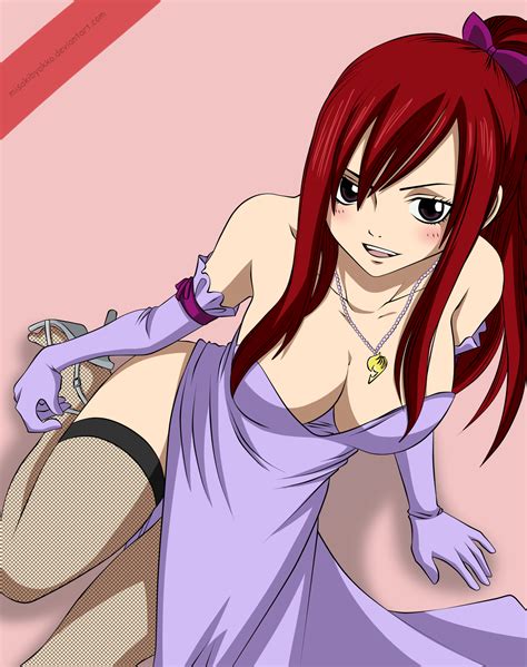 Erza Scarlet Sexy Hot Anime And Characters Photo 36425401 Fanpop