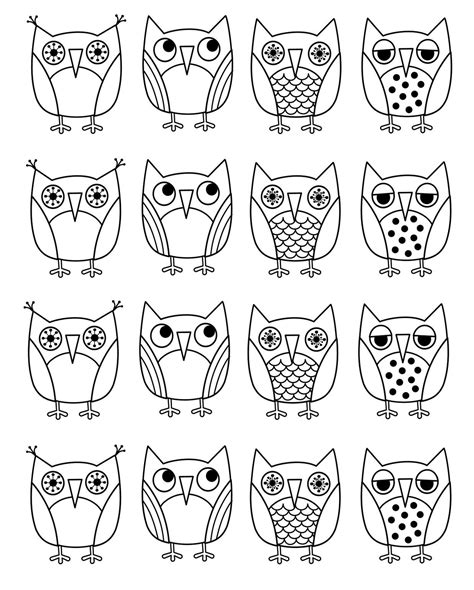 owl coloring pages coloring pages  print coloring pages