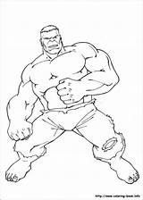 Coloring Hulk Pages Avengers Marvel Print sketch template