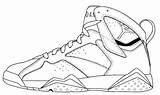 Jordan Coloring Pages Shoes Jordans Drawing Nike Shoe Air Template Sketch Lebron Force Low Outline Drawings Sheets Dimension 5th Sneaker sketch template