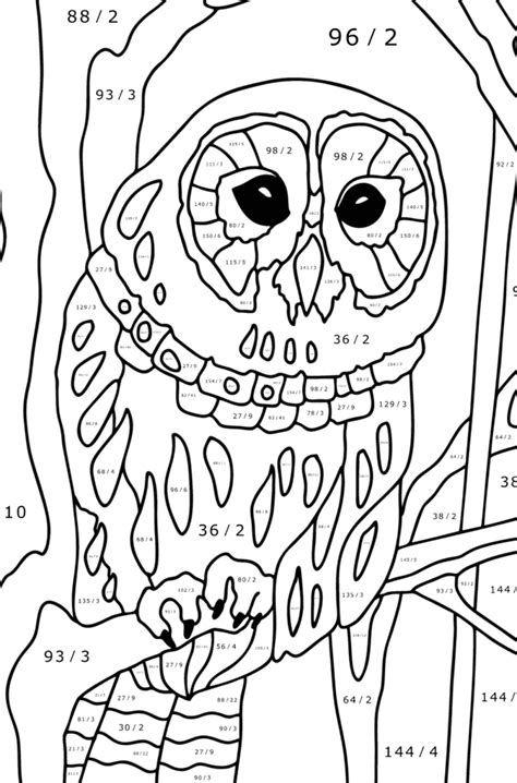 barred owl owls coloring pages  adults   printable