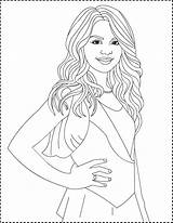 Coloring Pages Gomez Selena Rihanna Sheets Colouring Drawing Nicole Kids Hair Long Dessin Le Books Liars Pretty Little Girl Laver sketch template