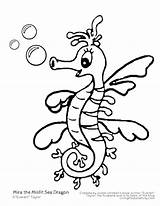 Dragon Sea Coloring Pages Mira Misfit Activity Pack Printable sketch template