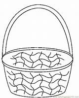 Basket Coloring Easter Pages Printable Empty Baskets Egg Fruit Print Cartoon Color Sheet Holidays Kids Picnic Clipart Cliparts Template Colouring sketch template