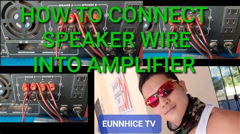 proper wiring  speaker  amplifier youtube