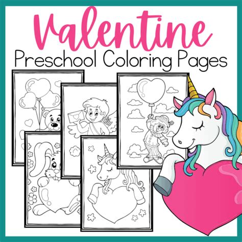 printable valentines coloring pages  preschool