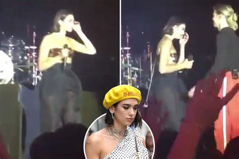 dua lipa cries and walks off stage as illness forces her to cancel