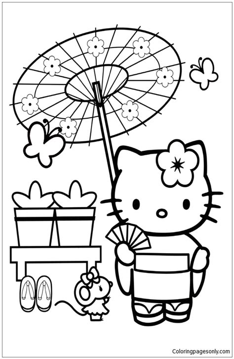 kimono coloring page at free printable colorings pages to print and color
