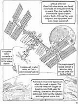 Space Station International Kids Pages Coloring Dover Publications Activities Doverpublications Template Choose Board Welcome sketch template