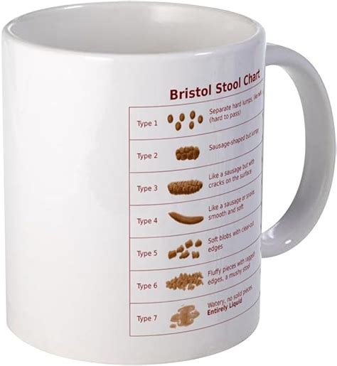 cafepress bristol stool chart coffee mug novelty coffee cup  cafepress amazonde kueche