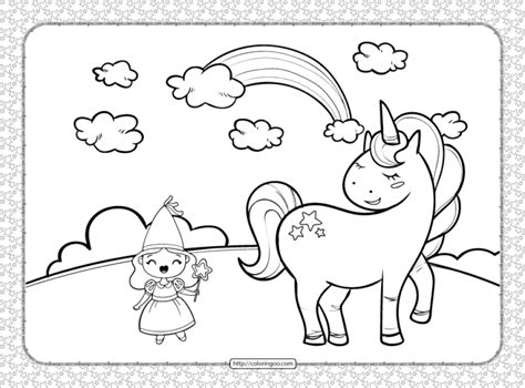 printable cute unicorns  coloring page unicorn coloring pages