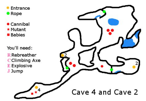 forest  cave locations map guide