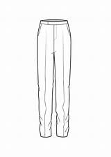 Trousers Sketch Jumpsuit Tailored Garment sketch template