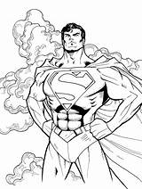 Coloring Superman Pages Lego sketch template