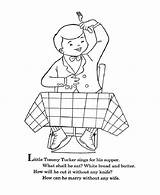 Coloring Little Nursery Rhymes Tommy Goose Mother Pages Tucker Quiz Bluebonkers Sheets Kids Print Template Printable Popular sketch template