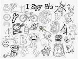 Spy Coloring Pages Letter Sound Beginning Preschool Activities Alphabet Cooties Mom Has Sounds Letters Kindergarten Color Kids Games Ispy Sheets sketch template