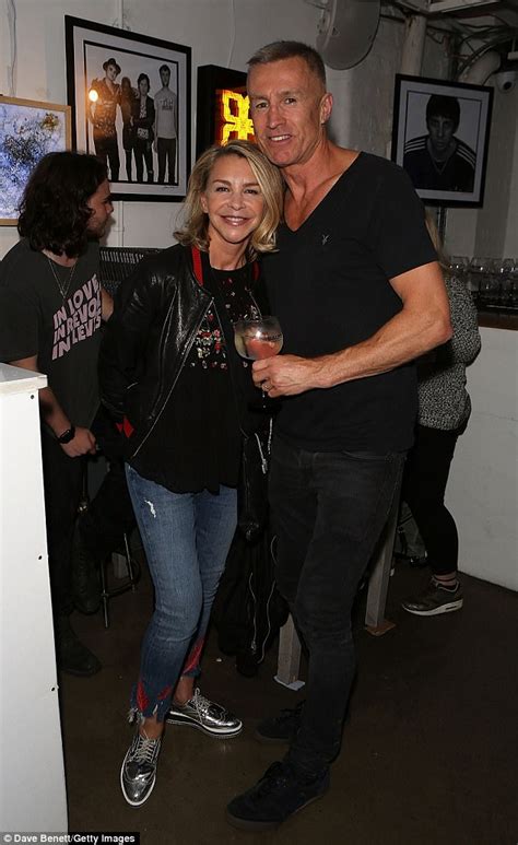 leslie ash makes rare appearance with husband lee chapman daily mail online