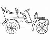 Car Model Coloring Pages Outline sketch template