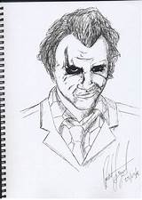 Joker Ledger Heath Template sketch template