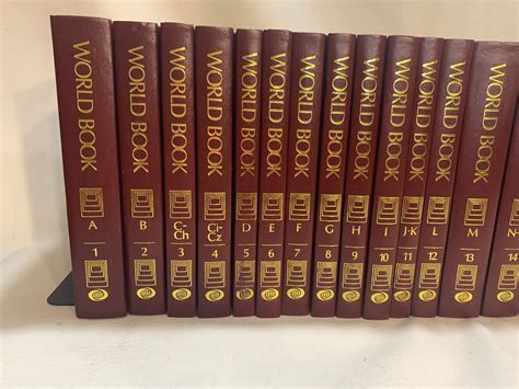 world book encyclopedia set complete  volume set etsy