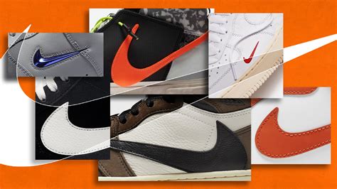 nike swoosh  history   iconic sneaker logo design complex