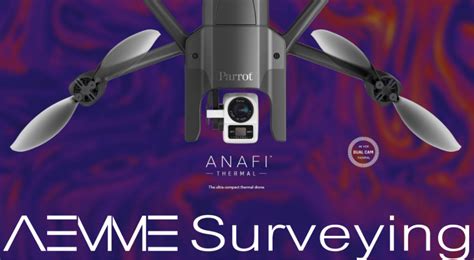 parrot introduces anafi thermal aemme surveying