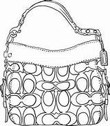 Handbag Coloring Bag Gucci Dragoart Step sketch template