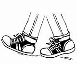 Feet Clipart Walking Printable Events Clip Winter sketch template