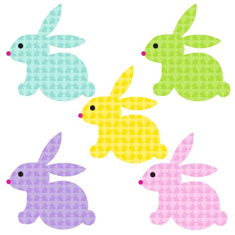 easter bunnies  bunny pattern  vector art  vecteezy