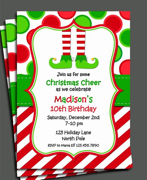 christmas party invitations template luxury christmas