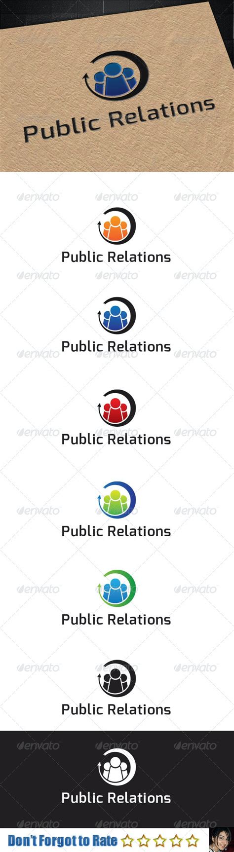 public relations logo  sajidagd graphicriver