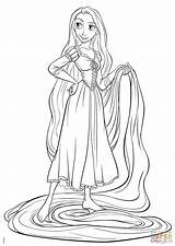 Rapunzel Tower Drawing Tangled Coloring Pages Getdrawings sketch template