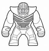 Thanos Lego Coloring Pages Avengers Infinity Printable War Angry Marvel Kids Villain Categories Vs Cartoon Gauntlet Coloringonly sketch template