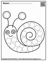 Marker Snail Worksheets Malvorlagen Freepreschoolcoloringpages Dxf Ausdrucken Schmetterling Onlycoloringpages sketch template