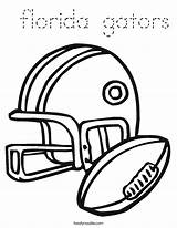 Coloring Florida Gators Football Helmet Built California Usa Outline sketch template