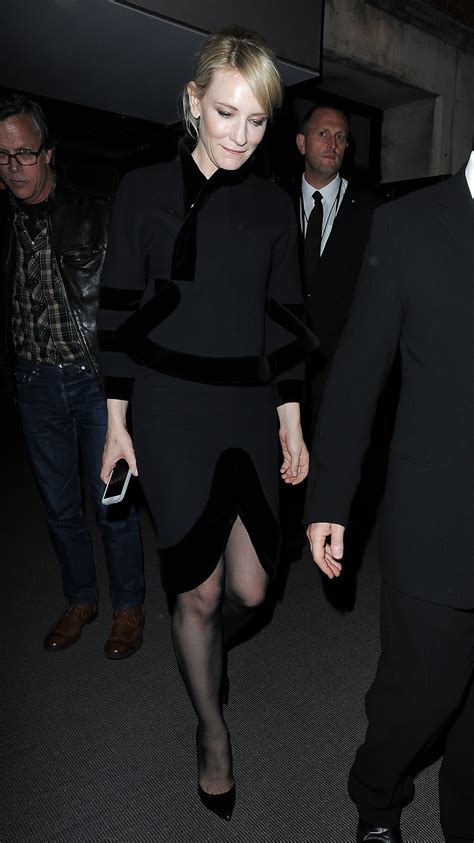 Cate Blanchett Wearing Sexy Black Shiny Pantyhose Amazing 14 Pics