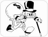 Ducktales Scrooge Coloring Pages Disneyclips Money Bag Carrying sketch template