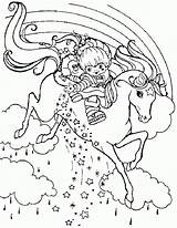 Rainbow Brite Coloring Pages Books Last sketch template