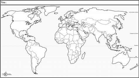 carte du monde vierge simple jourcol images