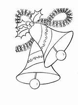 Bells Jingle Sketch Coloring Christmas Jul Digistamps Paintingvalley Julbilder Ljus Korsstygn Kort sketch template