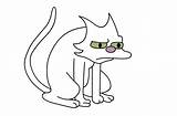 Snowball Simpsons Simpson Cat Wikia Species Wiki sketch template