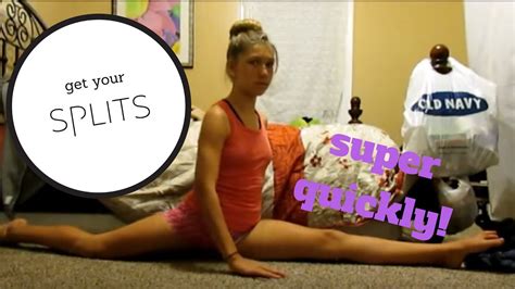 How To Get Your Splits Super Quickly Youtube