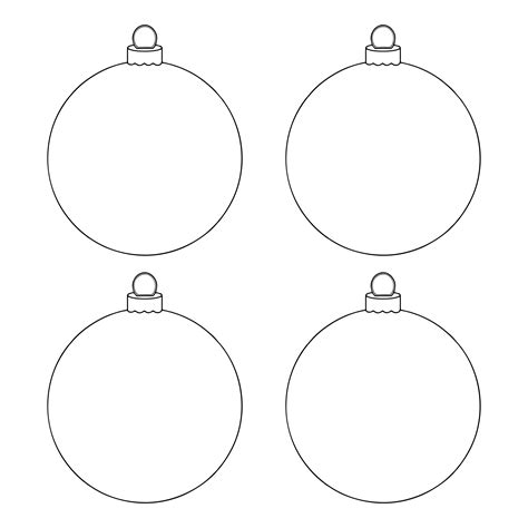 printable christmas ornament templates