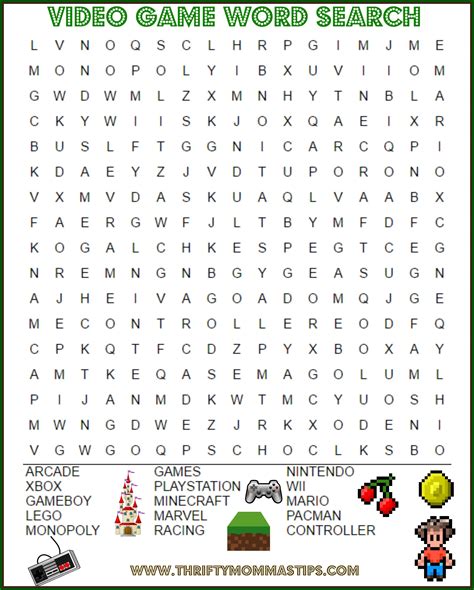 printable word search  kids activity shelter easy word search