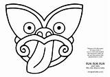 Maori Taniwha Draw Nz Activities Zealand Coloring Result Google Culture sketch template