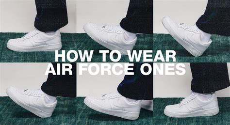wear air force  tips  styling white afs complex